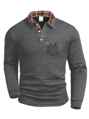Men's Casual Solid Color Sports Polo Shirts